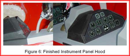 Figure 6: Finished Instrument Panel Hood